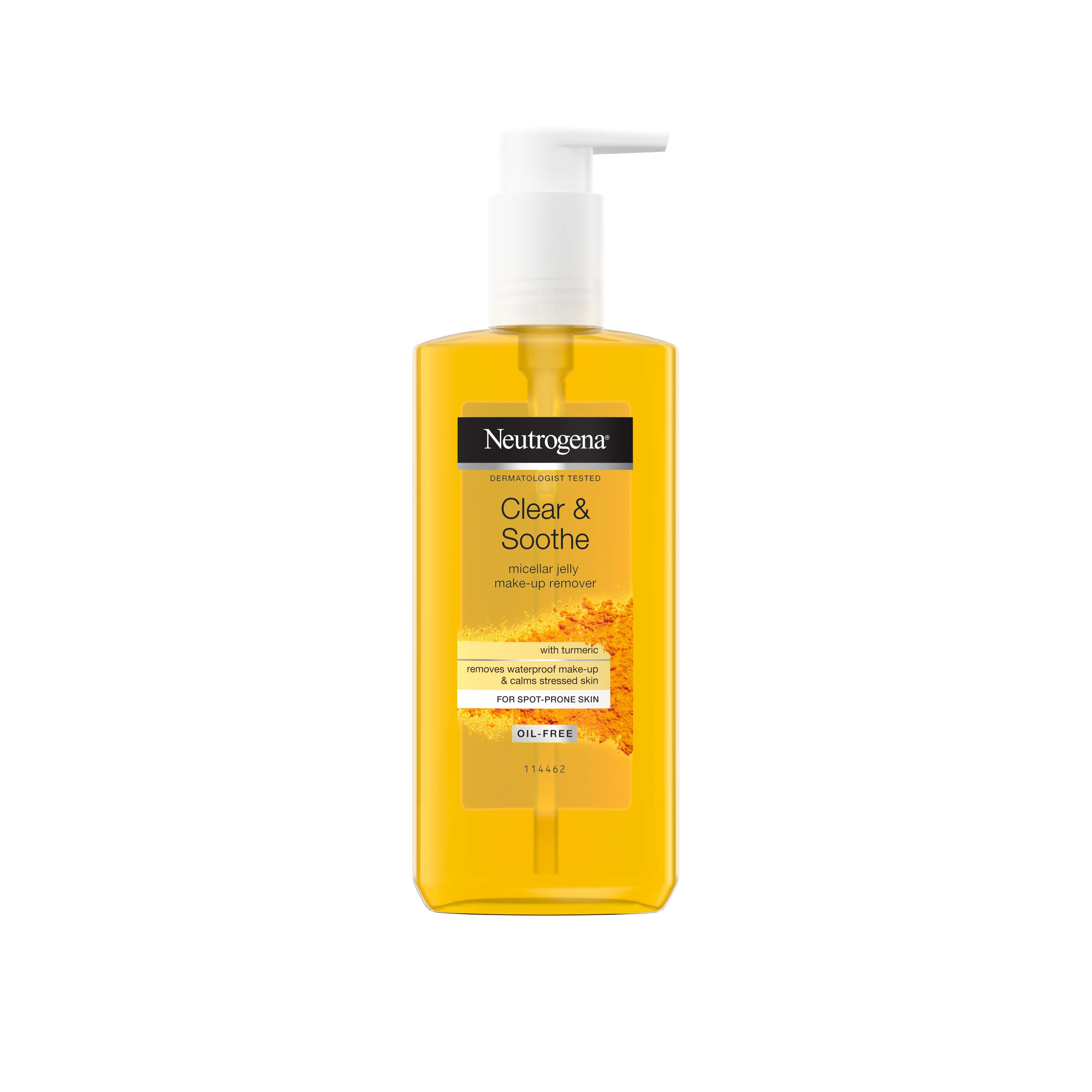 NEUTROGENA CLEAR&SOOTHE Мицеларен гел за почистване и дегримиране с куркума 200 мл