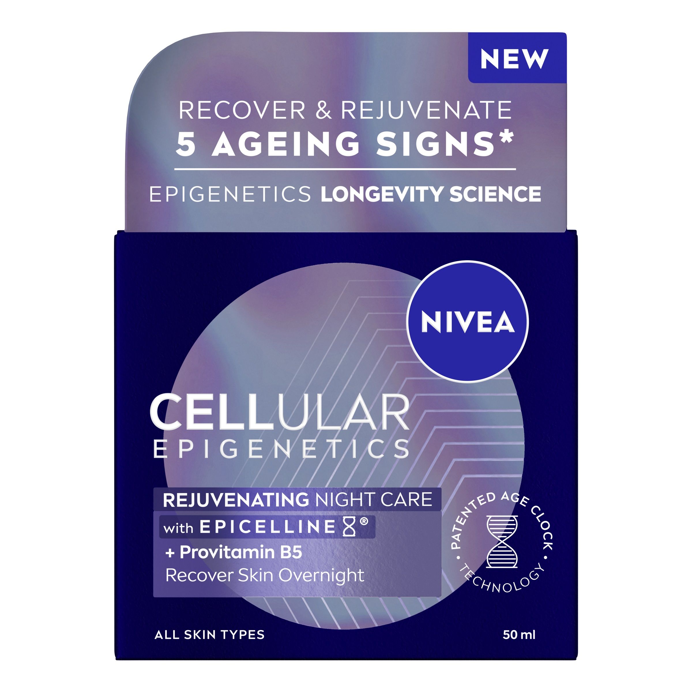 NIVEA CELLULAR EPIGENETICS Нощен крем за лице, 50мл.