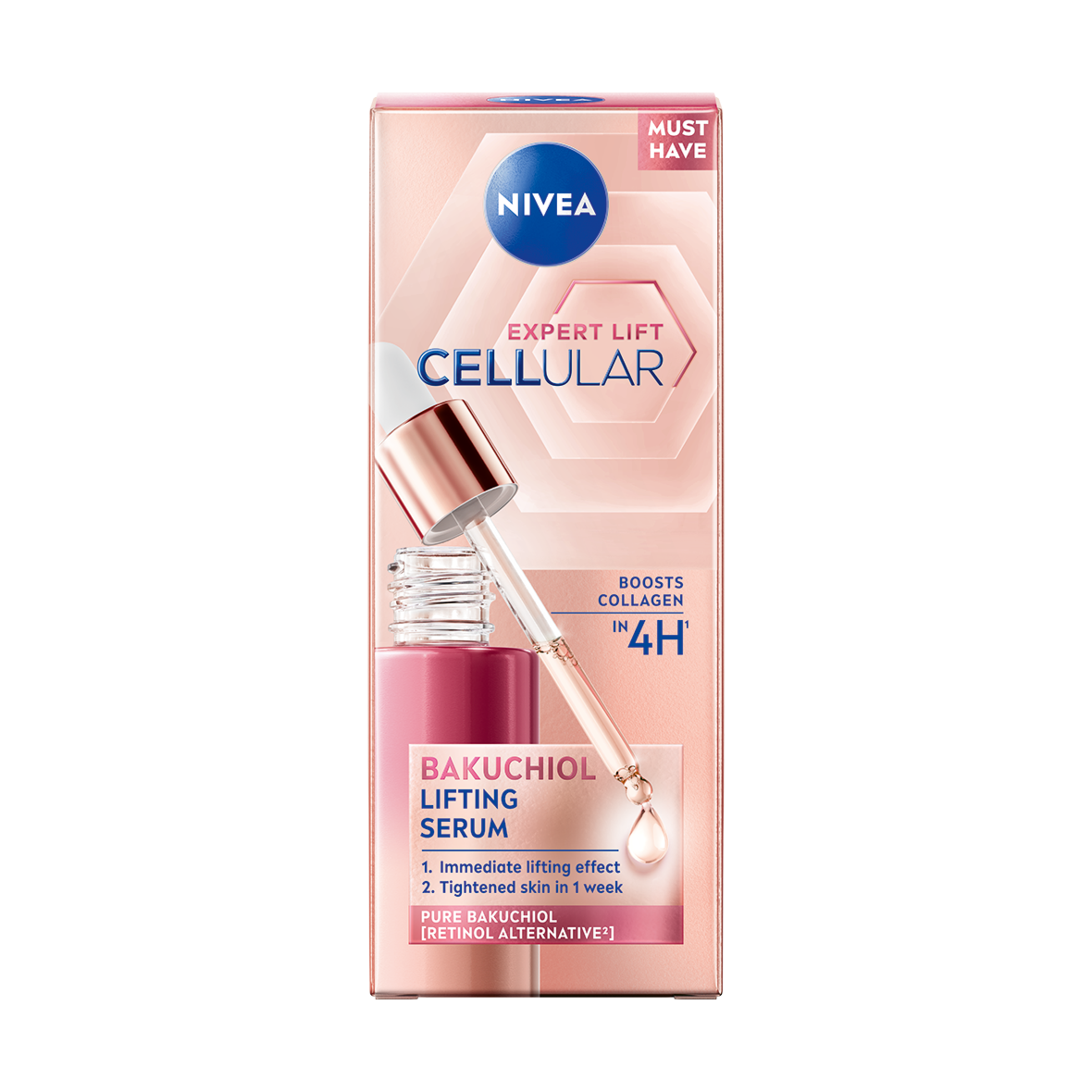 Nivea Cellular Expert Lift Серум против бръчки с чист бакучиол х30 мл