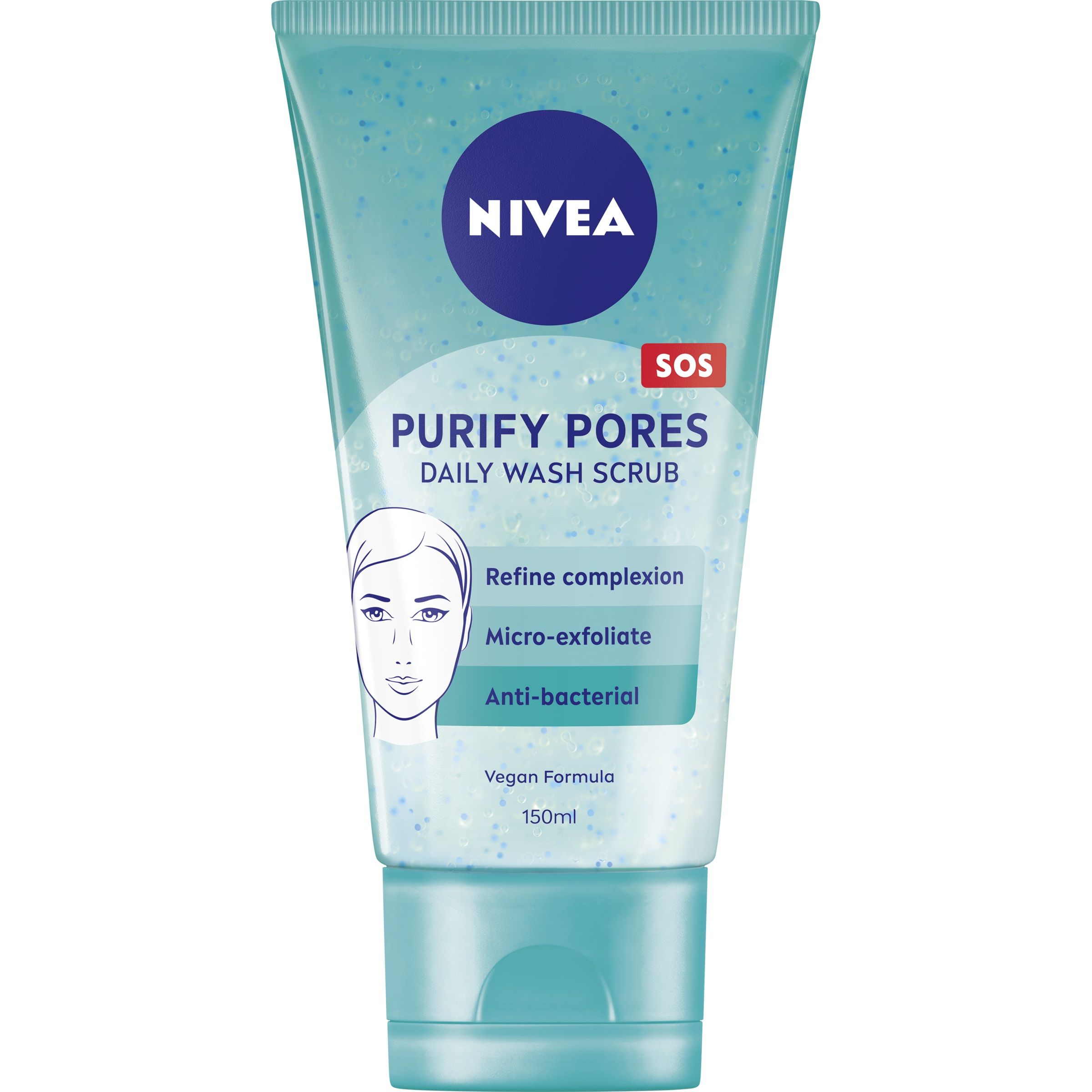 NIVEA Purify Pores Дълбоко почистващ гел,150 мл