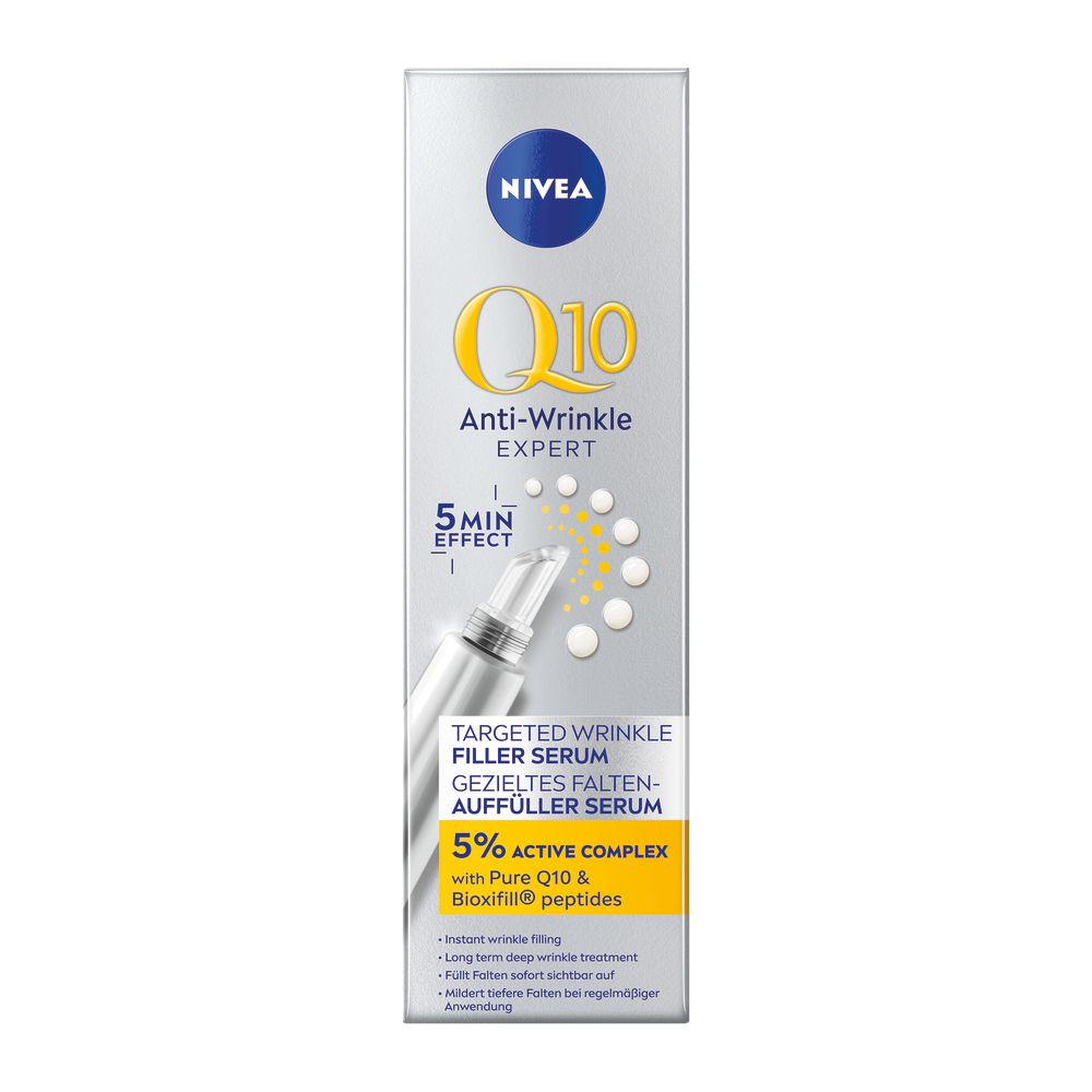NIVEA Q10 ANTI-WRINKLE Серум за таргетирано запълване на бръчки, 15 мл