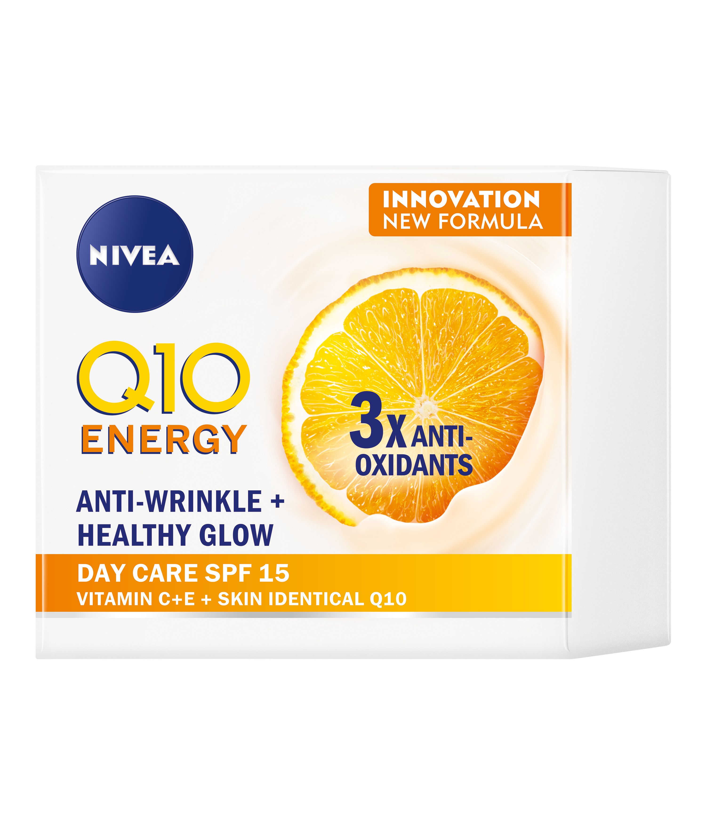 NIVEA Q10 Energy Дневен крем против бръчки, 50 мл