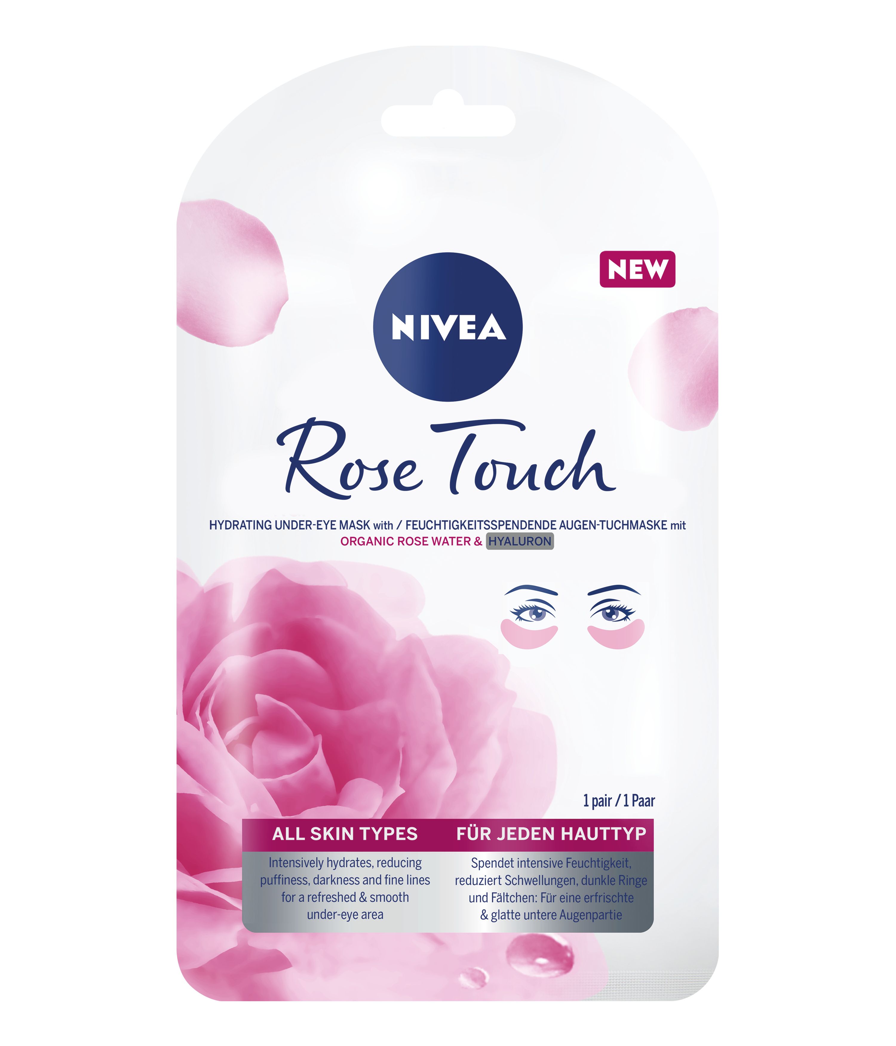 NIVEA ROSE WATER Околоочна маска