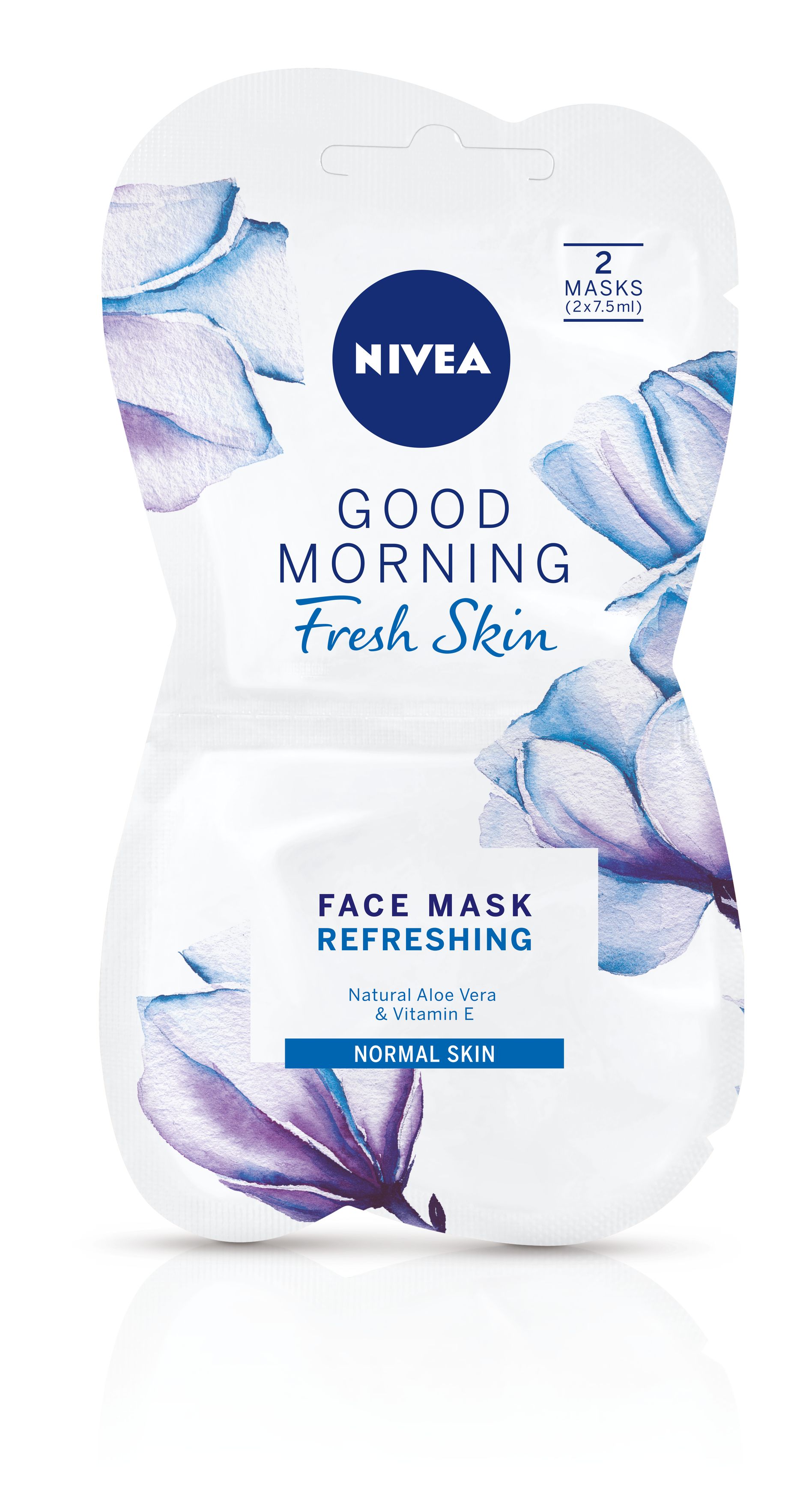 NIVEA Интензивно овлажняваща маска за нормална кожа,2 x 7.5 мл