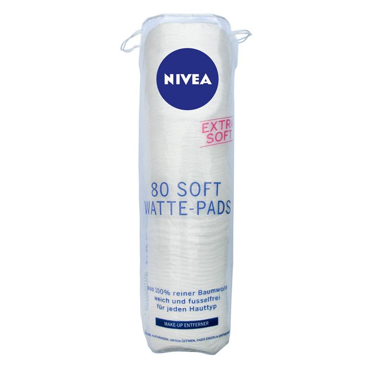 NIVEA Почистващи тампони за лице, 80 бр