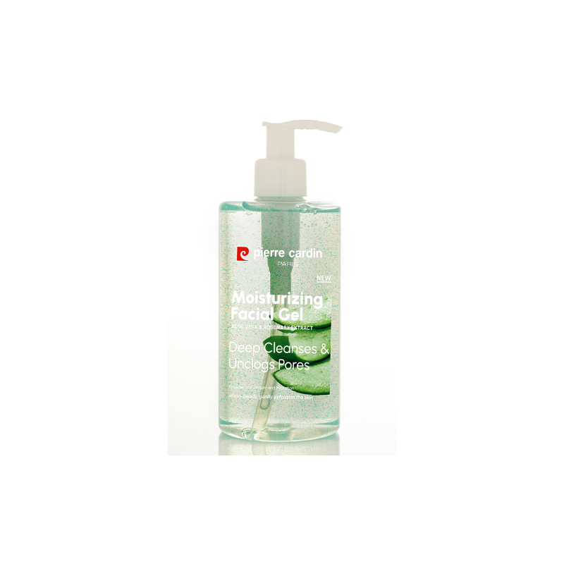 PIERRE CARDIN Измиващ гел за лице Алое вера и розмарин - хидратиращ, 350 ml
