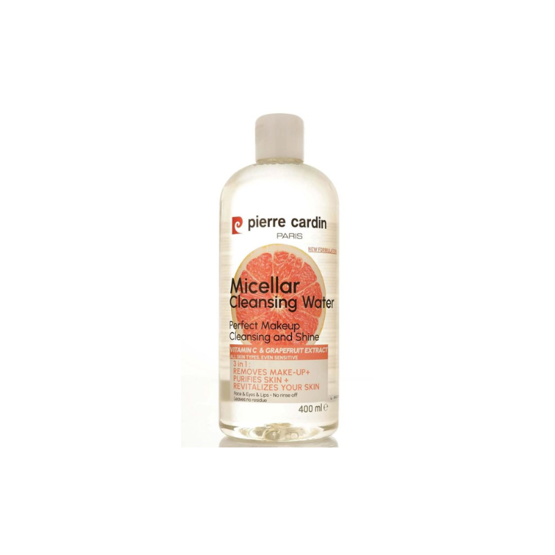 PIERRE CARDIN  Мицеларна вода за лице Розов грейпфрут и витамин С, 400 ml