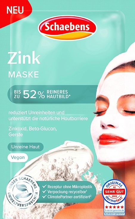 SCHAEBENS ZINC Маска за лице 2х5мл
