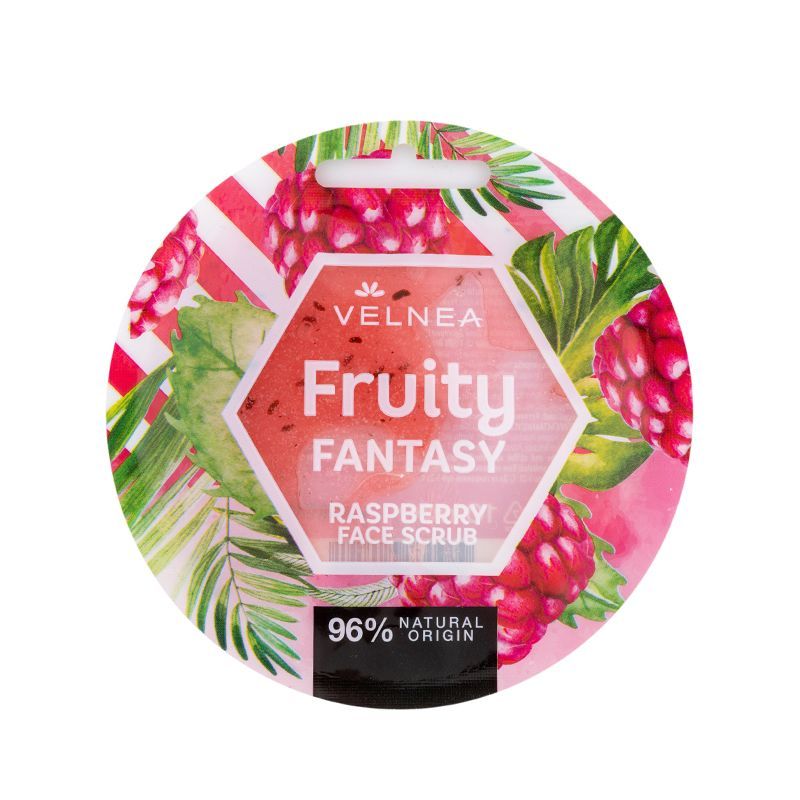 VELNEA FRUITY FANTASY Скраб за лице малинa, 10 мл.
