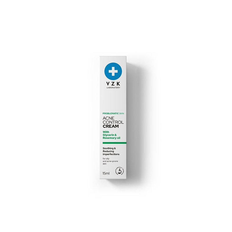 VZK ACNE CONTROL Крем за лице за проблемна кожа, 15мл