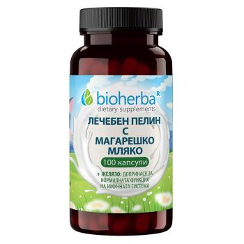 Лечебен Пелин с Магарешко мляко, Bioherba, 100 капсули