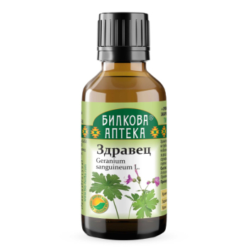 Здравец Тинктура - при високо кръвно, Bioherba, 50 мл