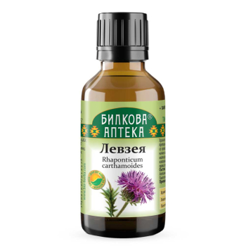 Левзея Тинктура - при стрес и умора, Bioherba, 50 мл