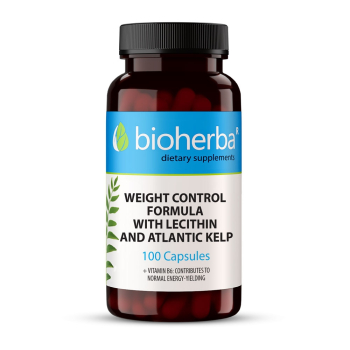 Контрол на теглото, Билкова формула 4 в 1, Bioherba, 100 капсули