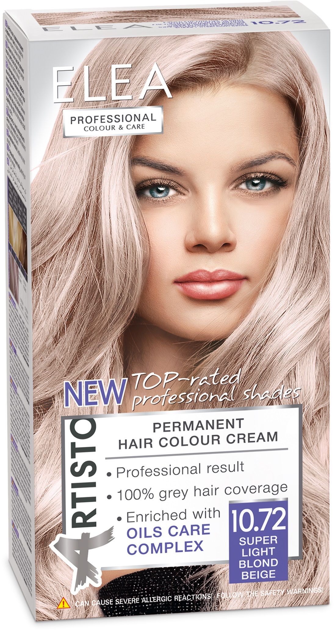 ELEA PROFESSIONAL Боя за коса 10/72 Супер светло рус бежов