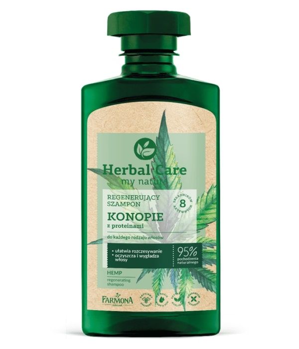 FARMONA HERBAL CARE Шампоан за коса с конопено семе, 330мл.