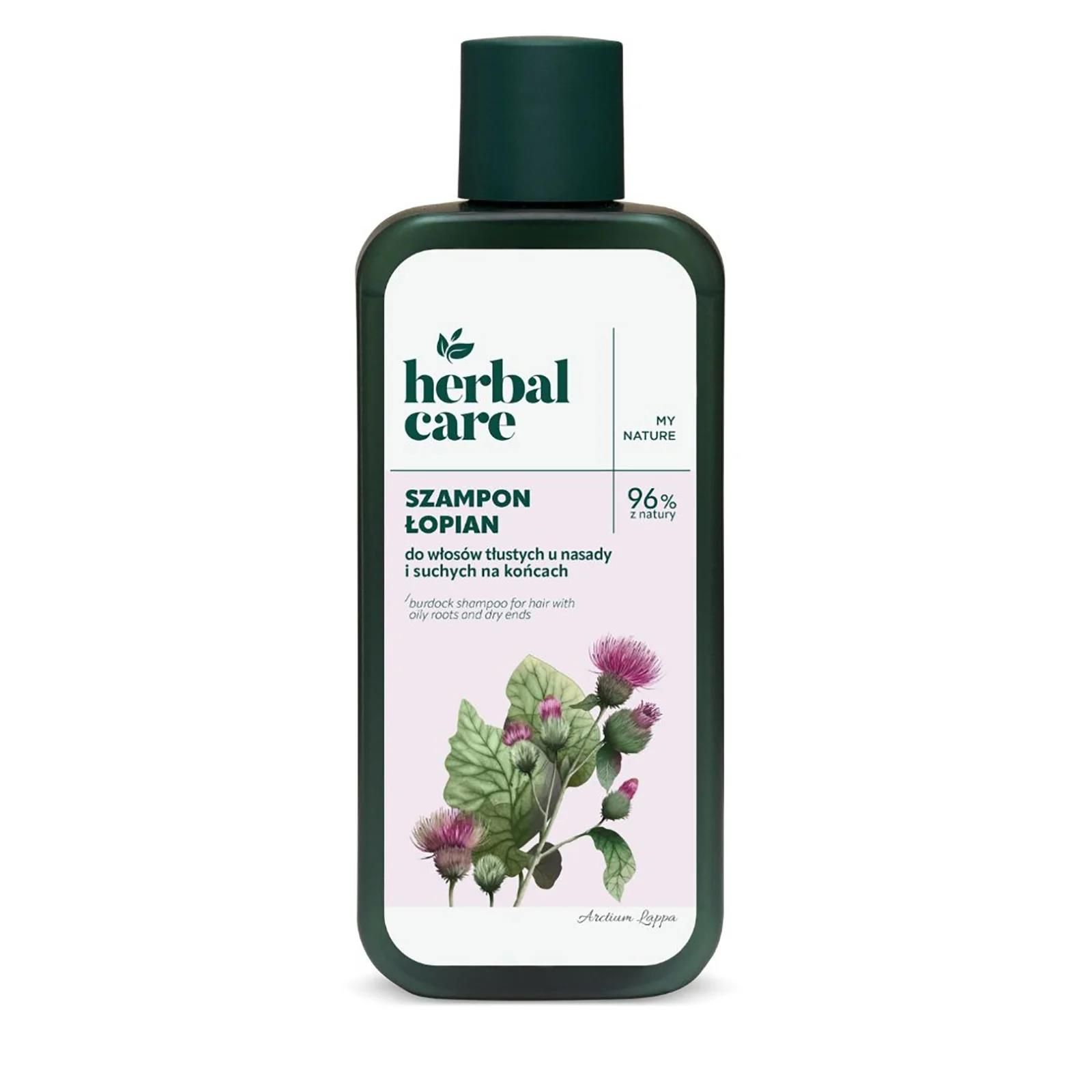 FARMONA HERBAL CARE Шампоан репей за мазна коса и сухи краищ, 330мл.