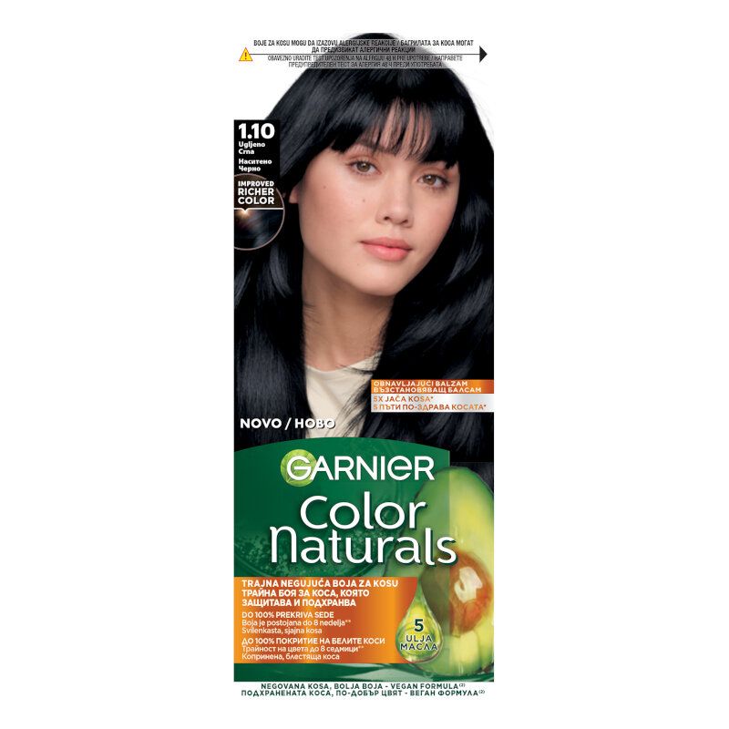 GARNIER COLOR NATURALS Боя за коса 1.10 Чисто черно