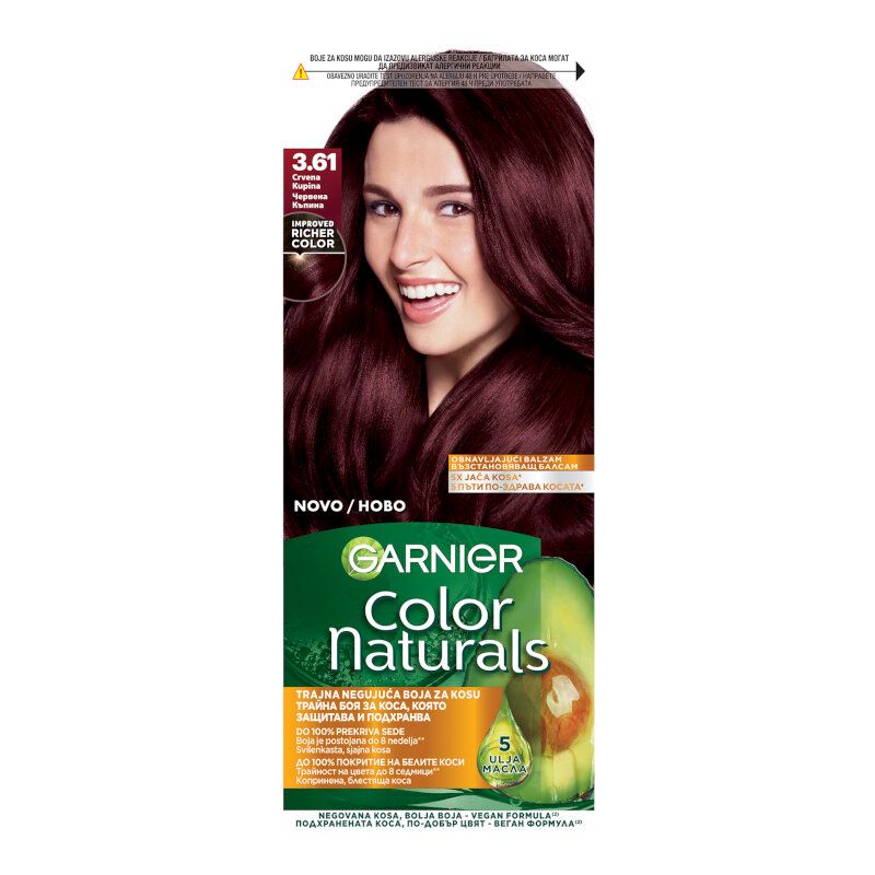 GARNIER COLOR NATURALS Боя за коса 3.61 Luscious blackberry
