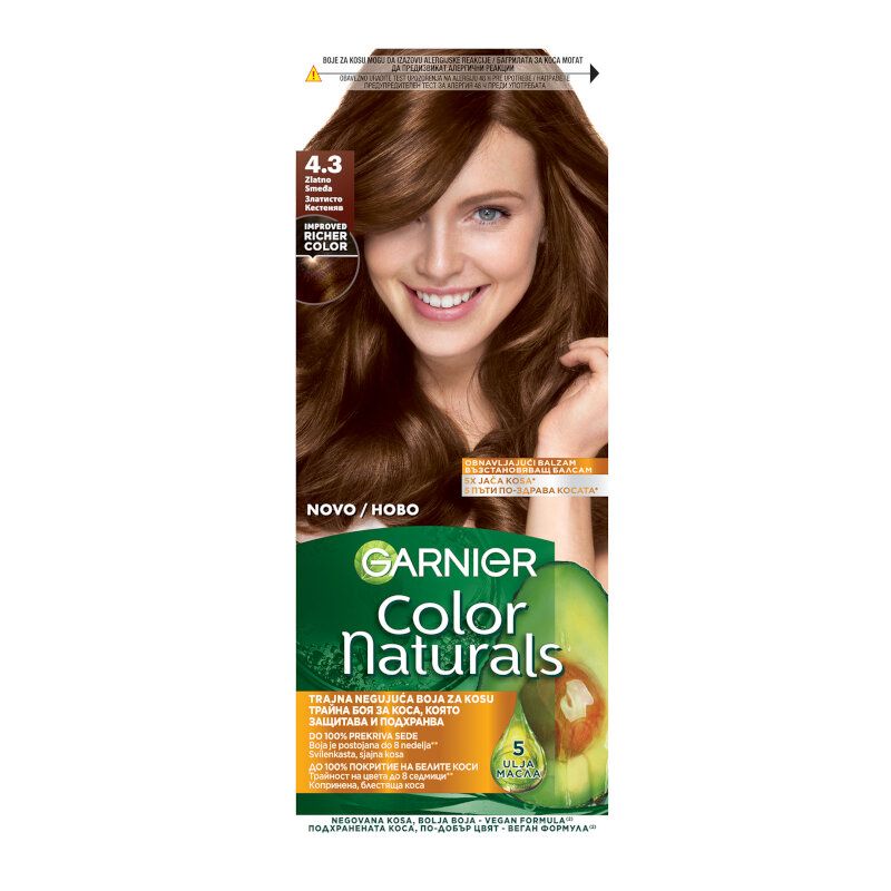 GARNIER COLOR NATURALS Боя за коса 4.3 Golden brown