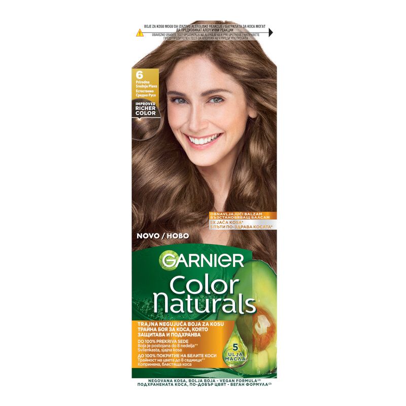 GARNIER COLOR NATURALS Боя за коса 6 Light brown
