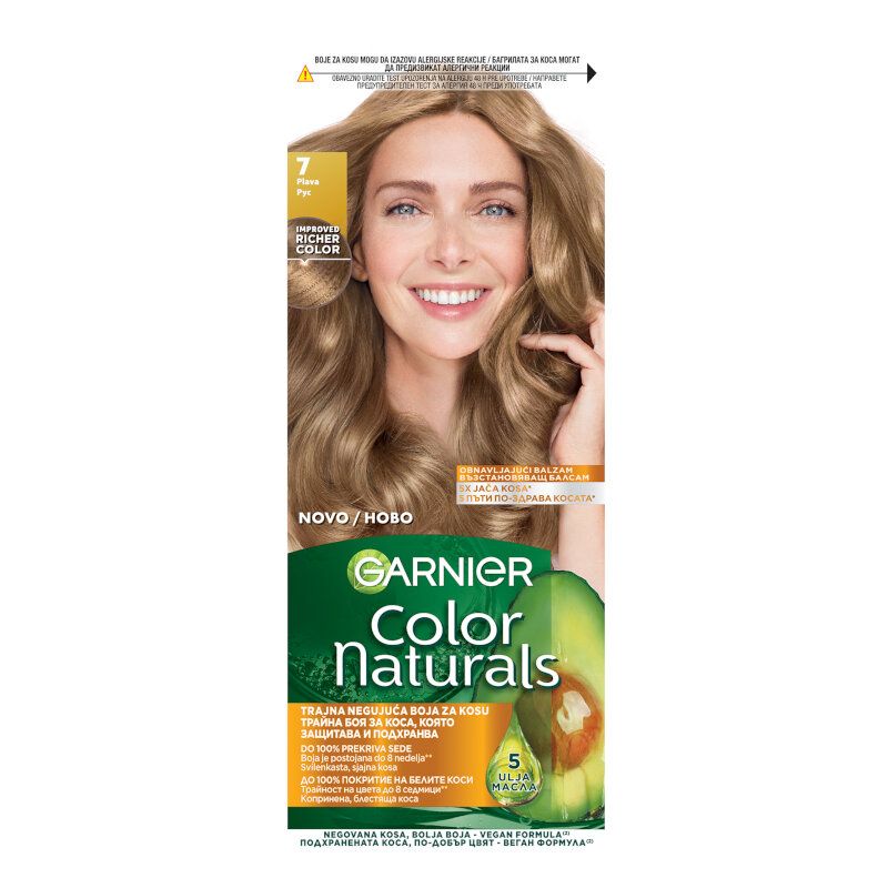 GARNIER COLOR NATURALS Боя за коса 7 Natural blonde