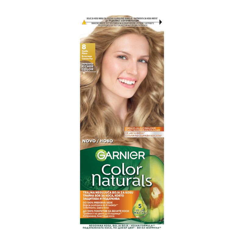 GARNIER COLOR NATURALS Боя за коса 8 Light blond