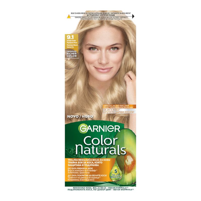 GARNIER COLOR NATURALS Боя за коса 9.1 Natural extra light ash blond