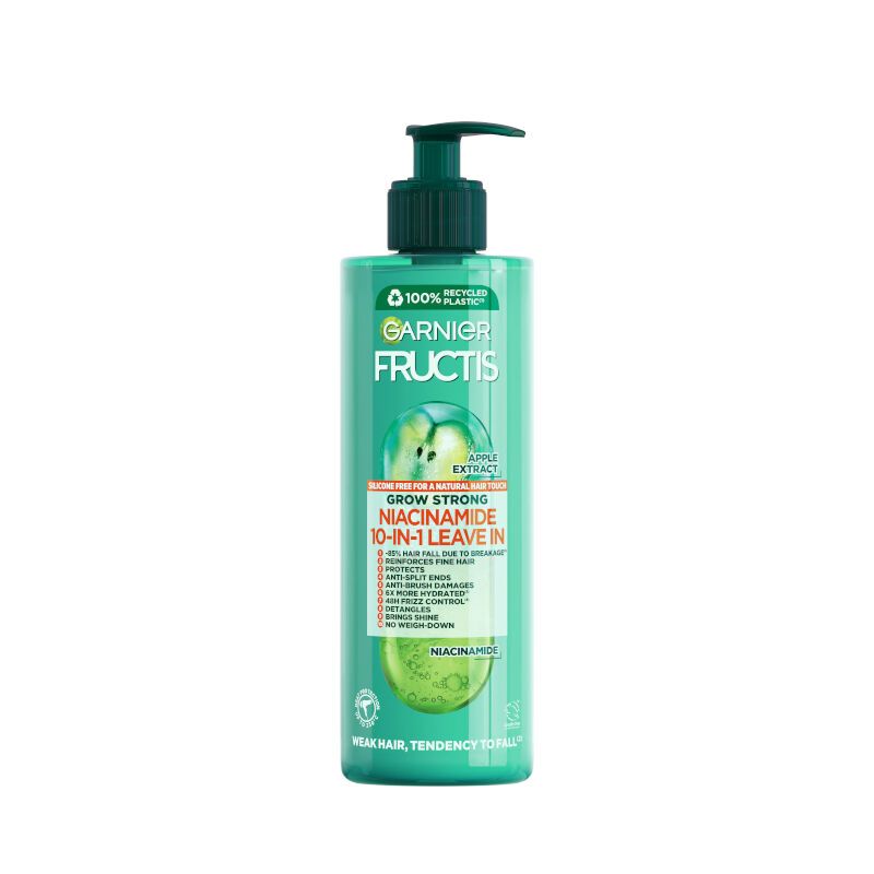 GARNIER FRUCTIS GROW STRONG 10in1 Kрем за коса без отмиване, 400 мл