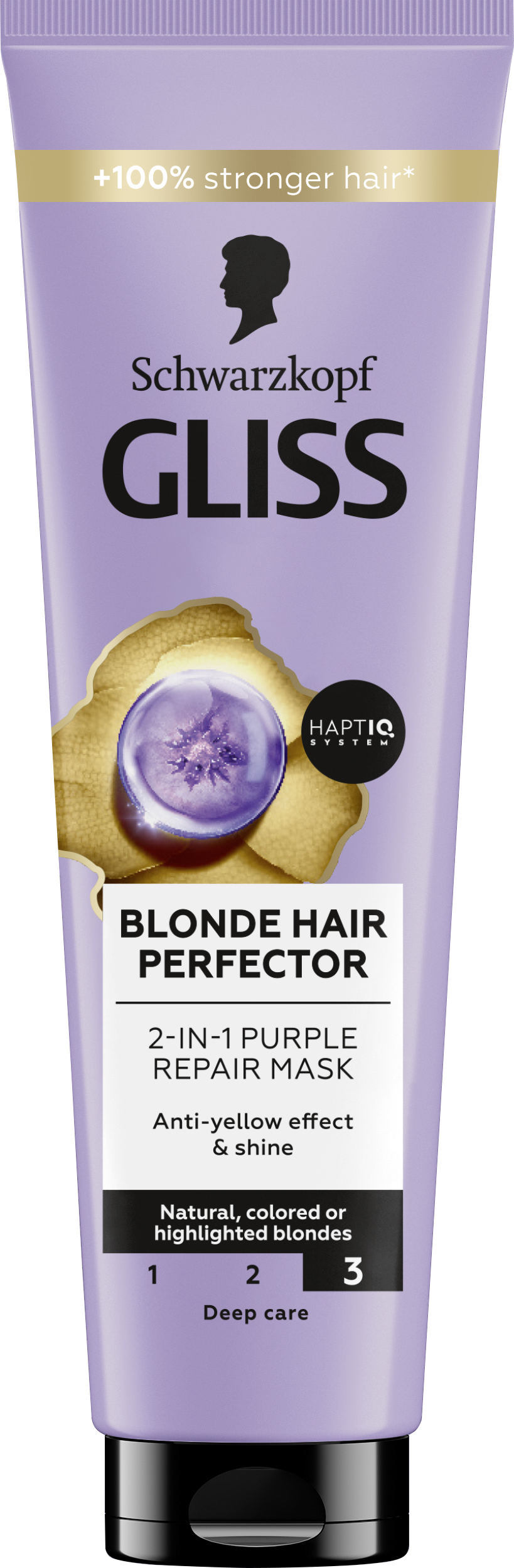 GLISS BLONDE HAIR PERFECTOR Възстановяваща лилава маска 2В1, 150мл