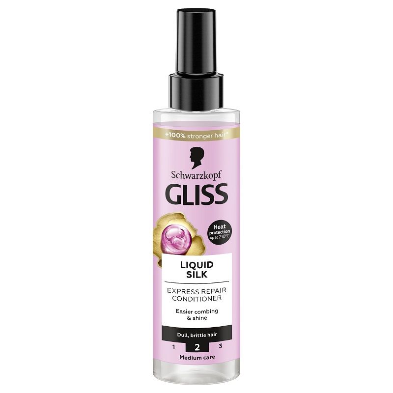 GLISS LIQUID SILK Спрей балсам за коса, 200мл