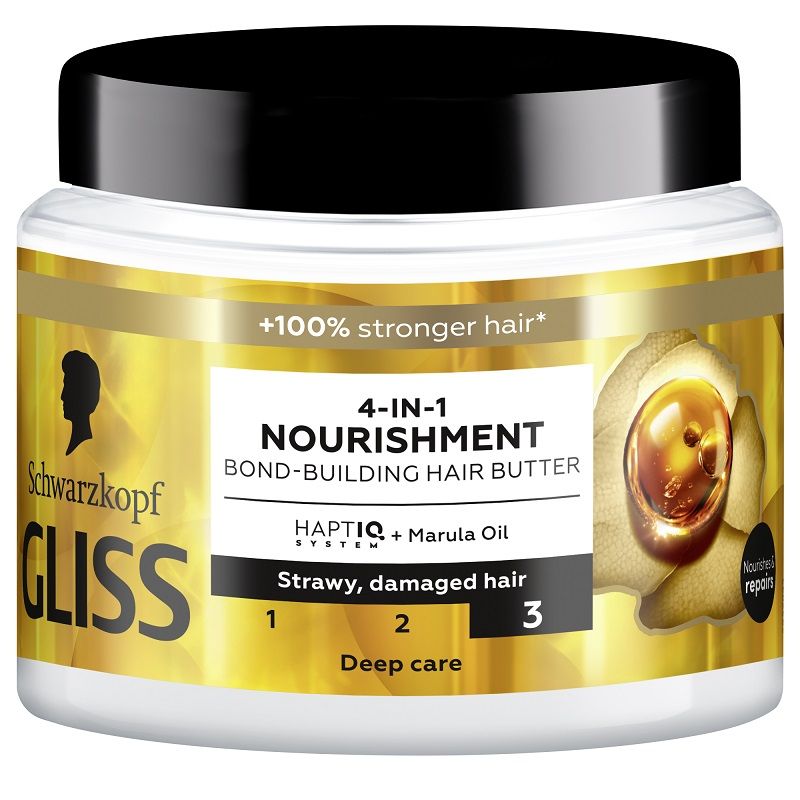 GLISS NOURISHMENT Маска за коса 4 в 1, 400мл