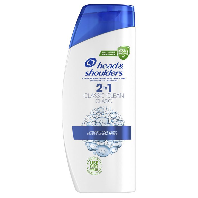 HEAD&SHOULDERS  CLASSIC CLEAN Шампоан за коса с балсам 2 в 1, 625мл