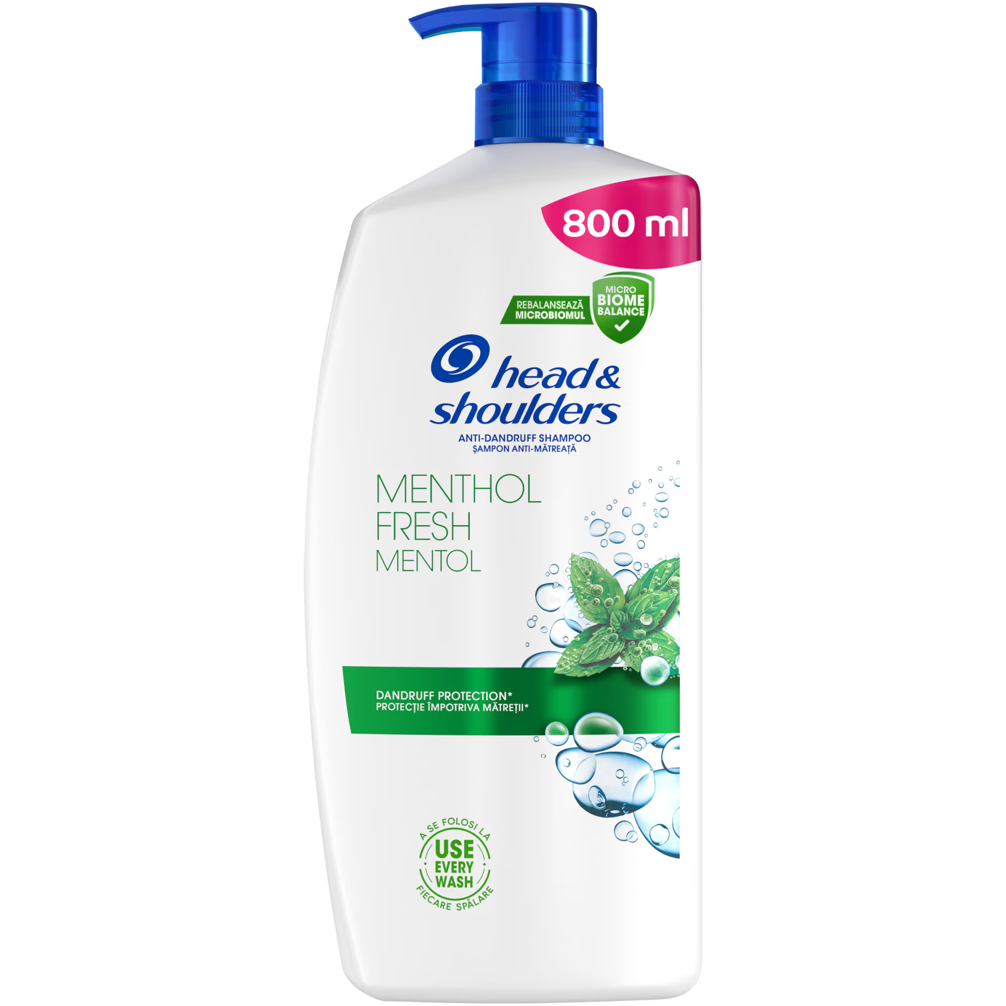 HEAD&SHOULDERS Menthol Fresh Шампоан 800 ml