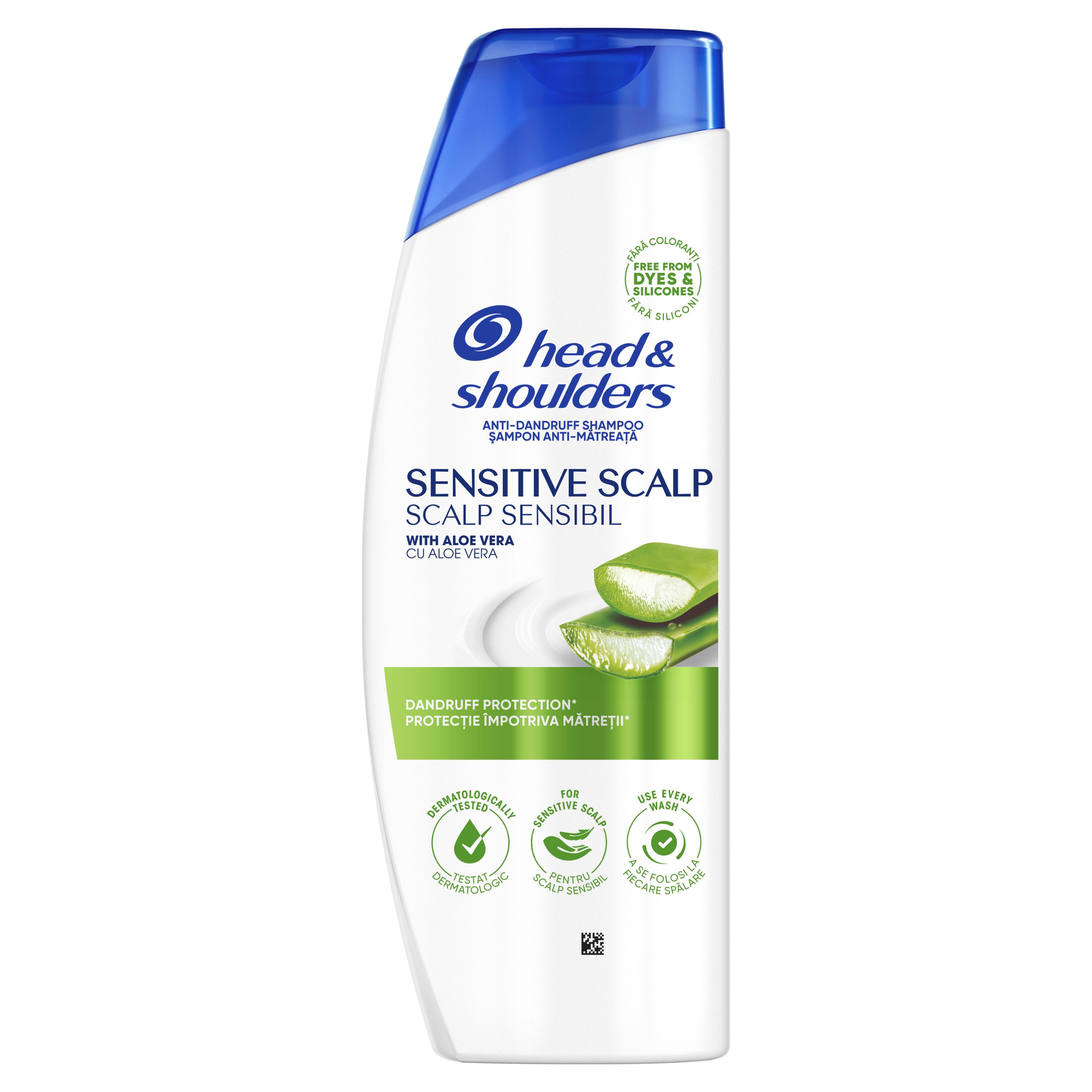 HEAD&SHOULDERS SENSITIVE Шампоан за чувствителен скалп, 330мл.