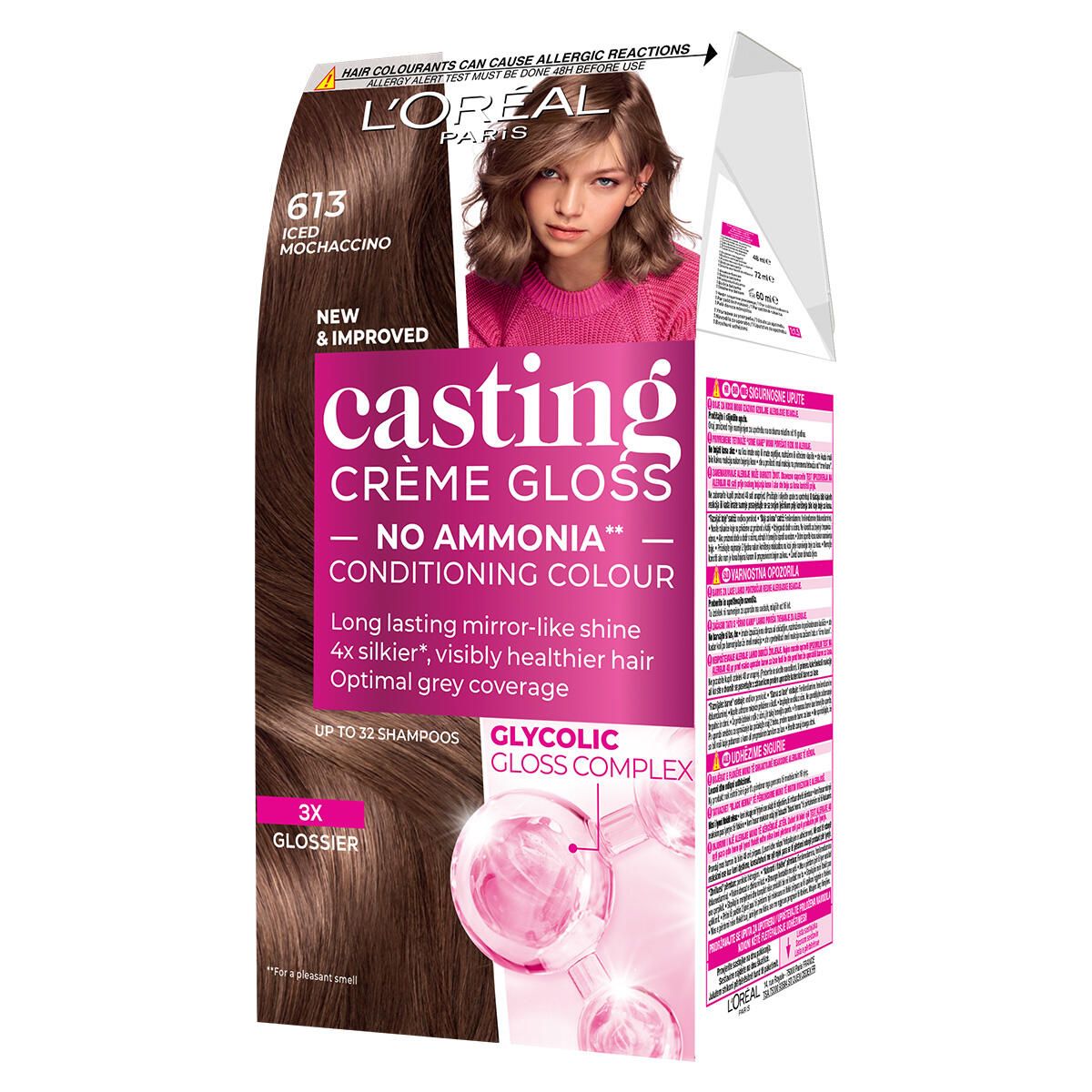 L'OREAL CASTING CREME GLOSS ICED MOCHACCINO Боя за коса 613