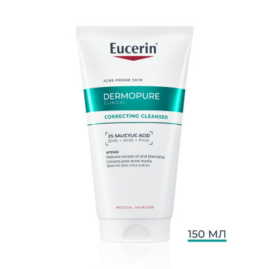 Eucerin® DERMOPURE CLINICAL Коригиращ измиващ гел