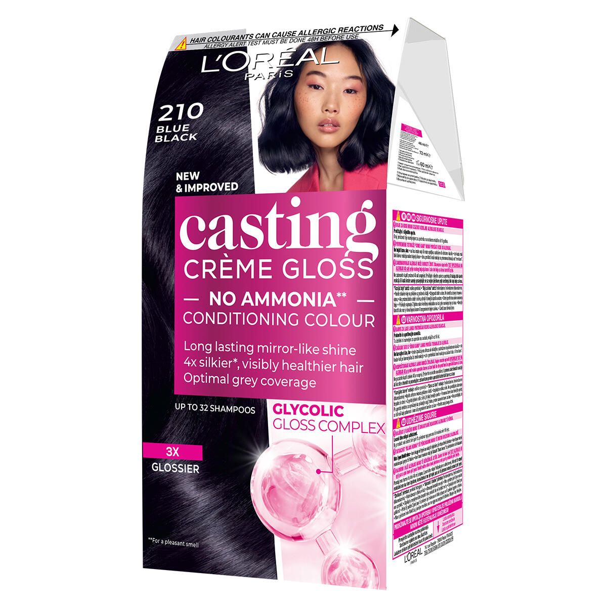L'OREAL PARIS CASTING CREME GLOSS Blue black Боя за коса 210