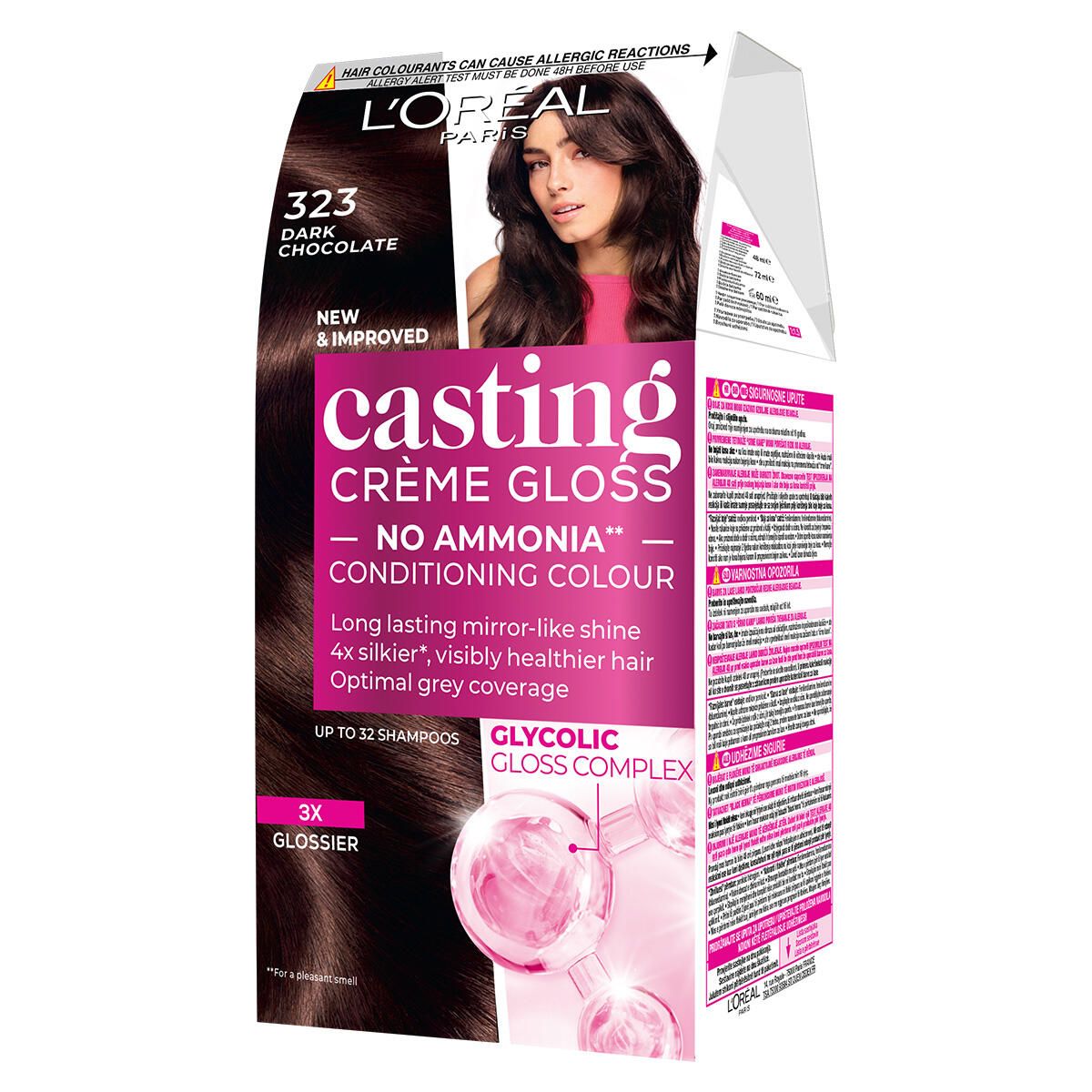 L'OREAL PARIS CASTING CREME GLOSS Dark chocolate Боя за коса 323