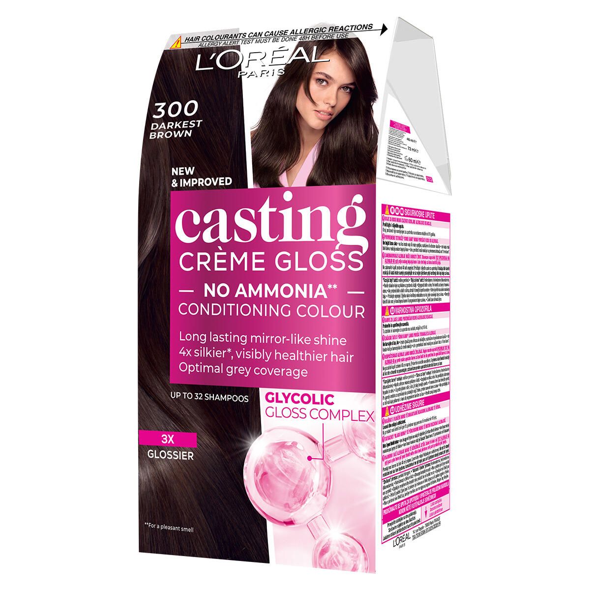L'OREAL PARIS CASTING CREME GLOSS Darkest brown Боя за коса 300