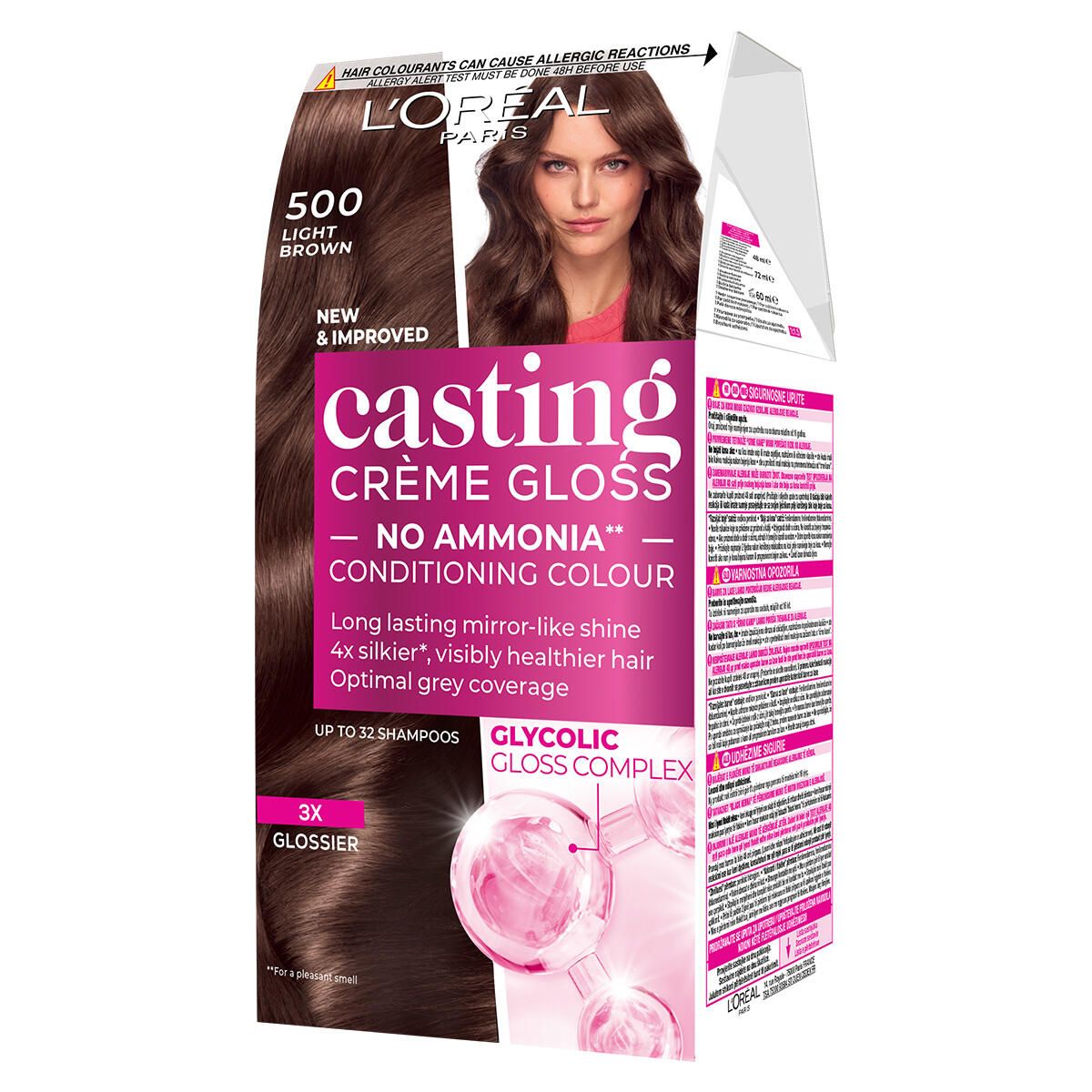 L'OREAL PARIS CASTING CREME GLOSS LIGHT BROWN Боя за коса 500