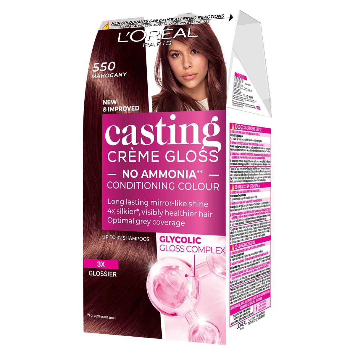 L'OREAL PARIS CASTING CREME GLOSS Mahogany Боя за коса 550