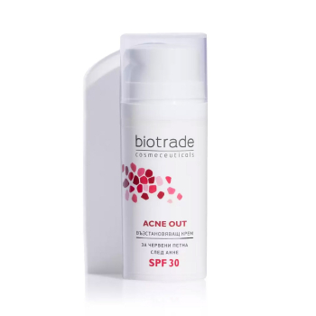 Acne Out Възстановяващ крем за червени петна и белези от акне SPF30, 30 мл
