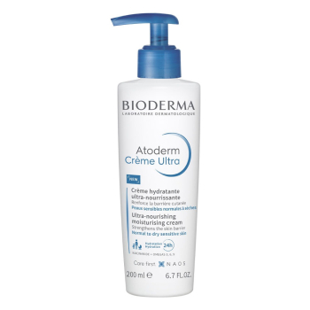 Atoderm Ultra, Крем подхранващ за нормална и суха кожа, Bioderma, 200 мл