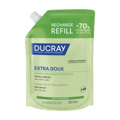 Ducray Extra-Doux Дермо-протективен шампоан за честа употреба 400 ml - Пълнител