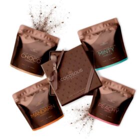 COCOSOLIS SCRUB Luxury Coffee Scrub Box Луксозна кутия с 4 натурални био скраба – 3 за тяло и 1 за лице 4х70г.