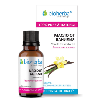 Етерично масло от Ванилия (Vanilla oil), Bioherba, 10 мл