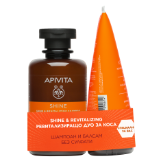 Apivita Shine & Revitalizing Ревитализиращo ДУО за коса
