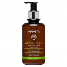 Apivita Почистващ гел с лайм и прополис 200 ml