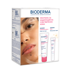 Bioderma Sensibio Defensive Богат крем 40 ml + Околоочен крем 15 ml